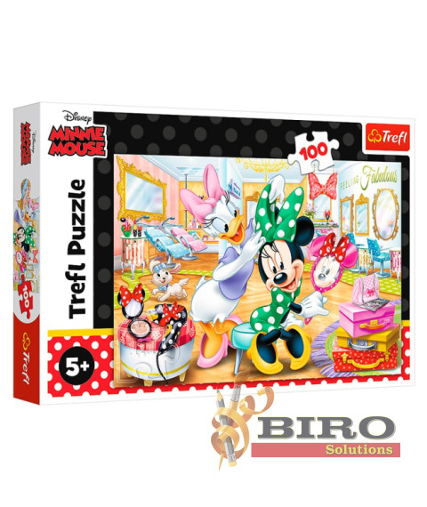 TF Puzzle "100" - Minnie in beauty parlous